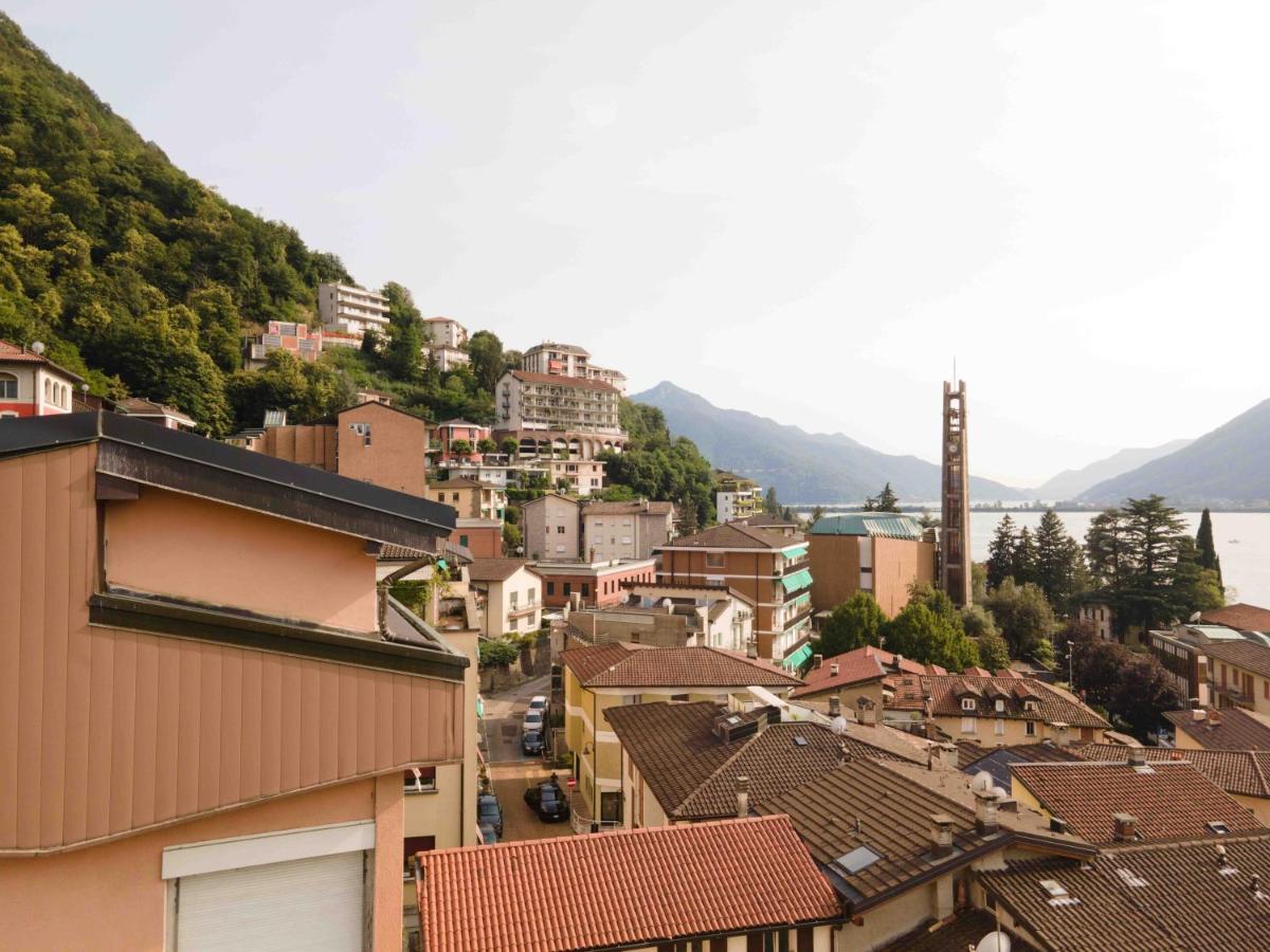 Apartament Casa Madlen - Bright Attic With Marvelous View Campione dʼItalia Zewnętrze zdjęcie