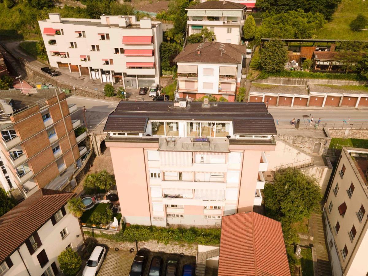 Apartament Casa Madlen - Bright Attic With Marvelous View Campione dʼItalia Zewnętrze zdjęcie